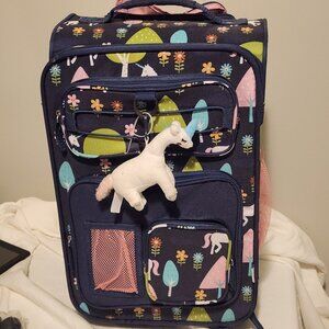 Crckt Unicorn Kid's Soft side Rolling Travel Suitcase